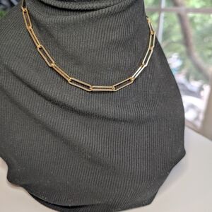 Gold Link Chain Necklace